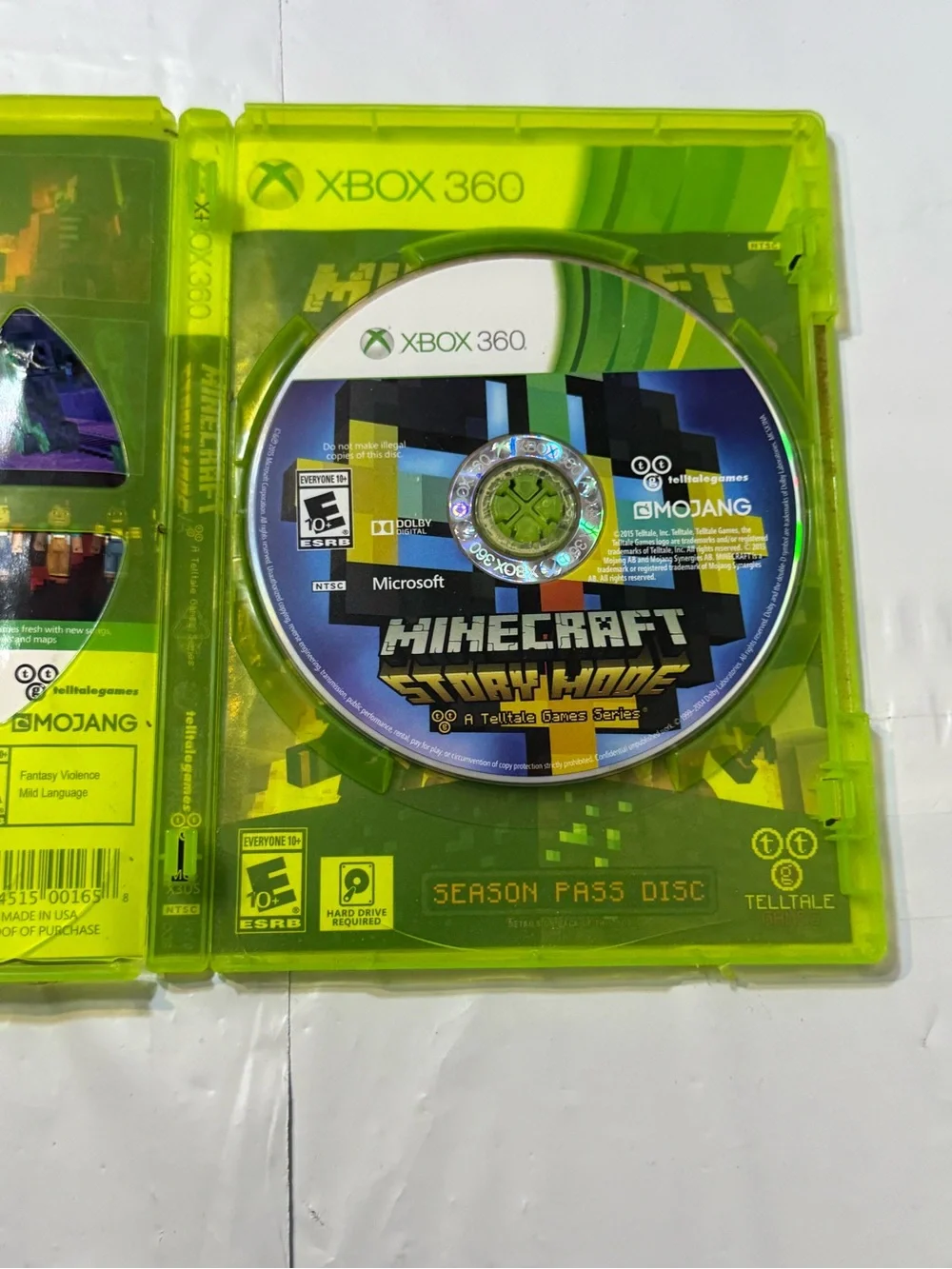 Xbox 360 Minecraft Story Mode